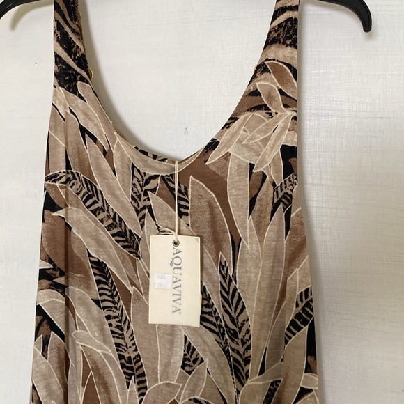 Italian Designer Beautiful Print Button Down Maxi Dress New With Tags - Picture 10 of 14